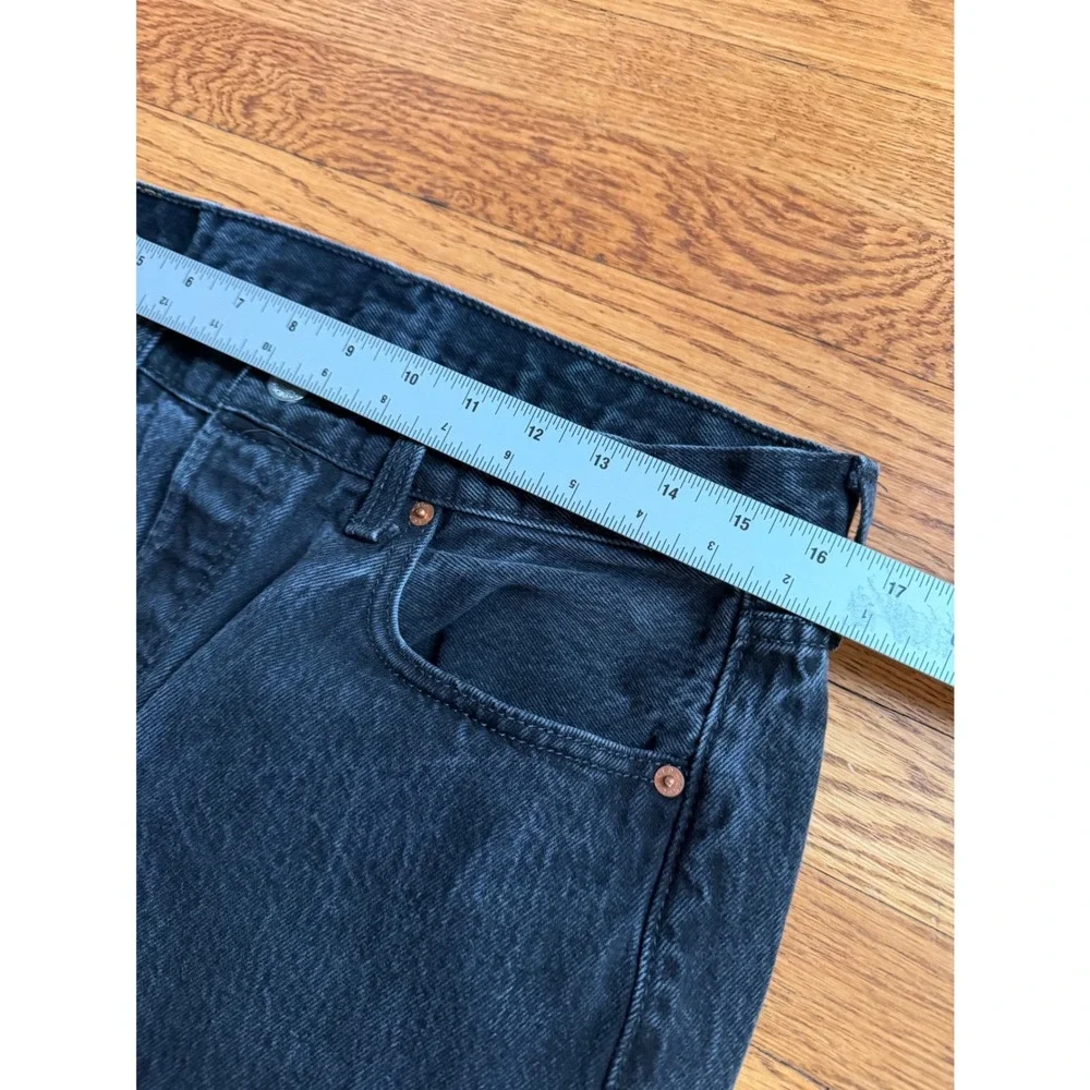 Levis 501 Original Fit Jeans Men 34x32 Faded Black Straight Leg Denim 00501-0660